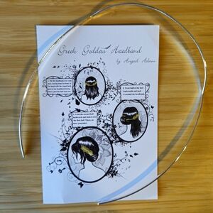 Avigail Adam Crown - Plain Everyday Goddess Crown - Shiny Silver Headband